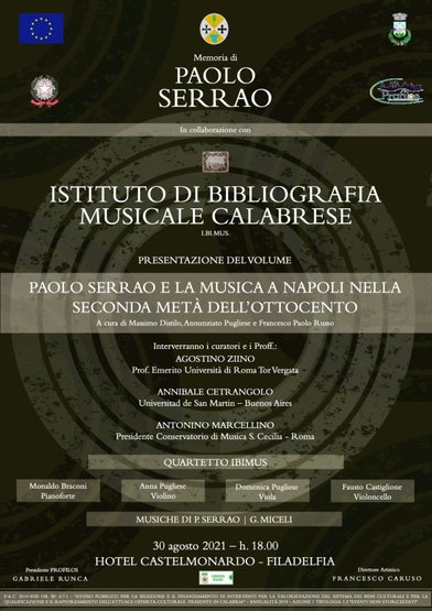 locandina presentazione volume Paolo Serrao